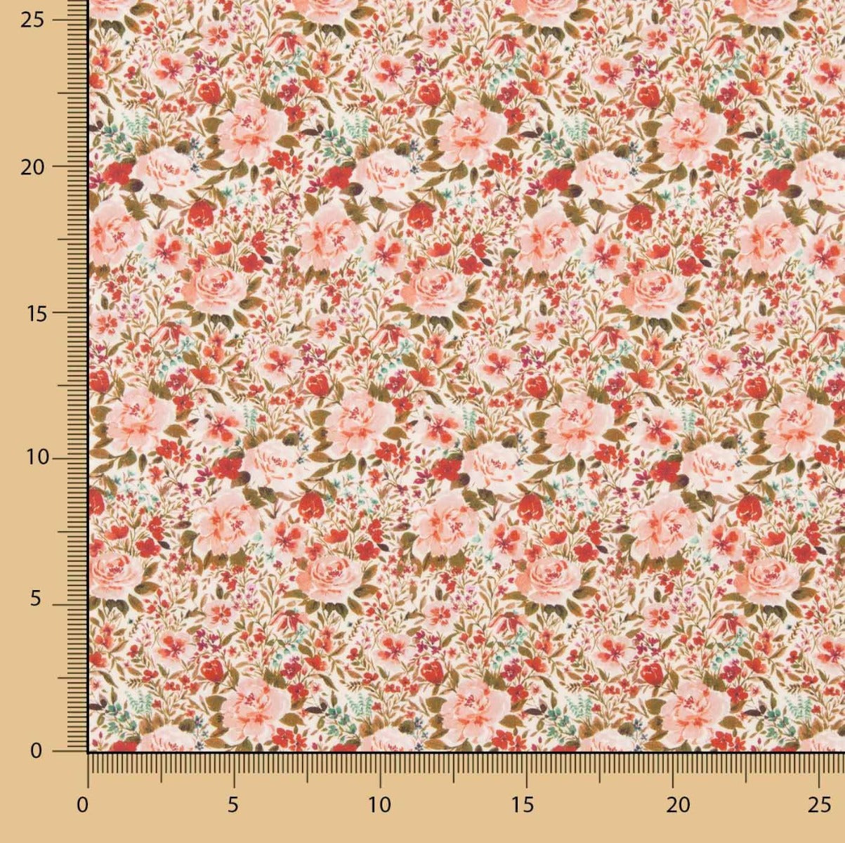Provence Pink Floral Cotton Batiste - Ribes y Casals