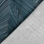 Linen and Jute Abyssal Geometric Print - Ribes y Casals
