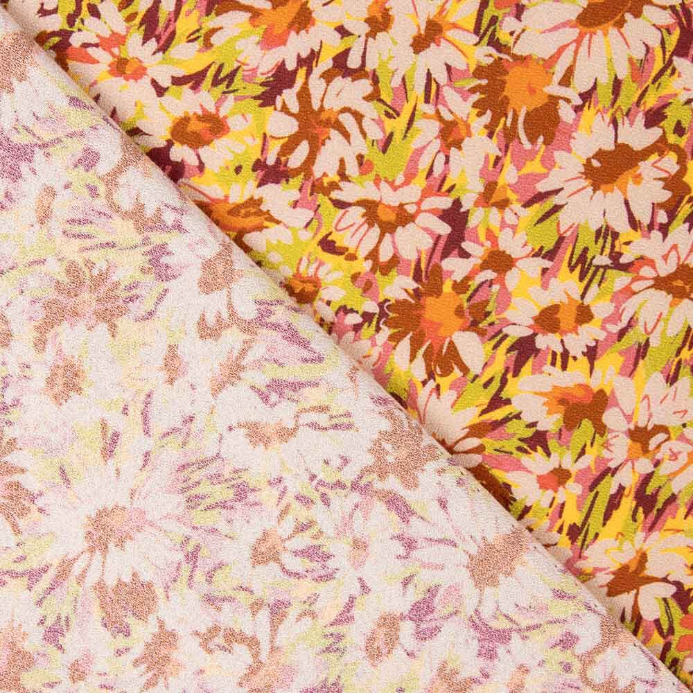 Jasmine Salmon Viscose Crepe - Ribes y Casals