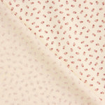 Red Micro Floral Cotton Poplin - Ribes y Casals