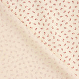 Red Micro Floral Cotton Poplin - Ribes y Casals