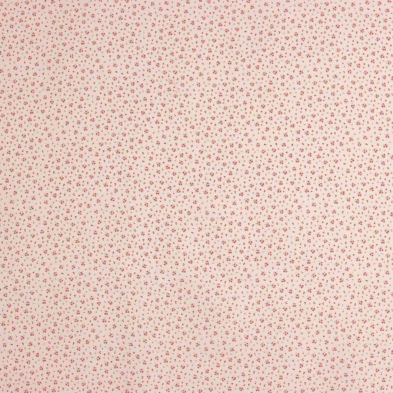 Dusty Pink Micro Floral Cotton Poplin - Ribes y Casals