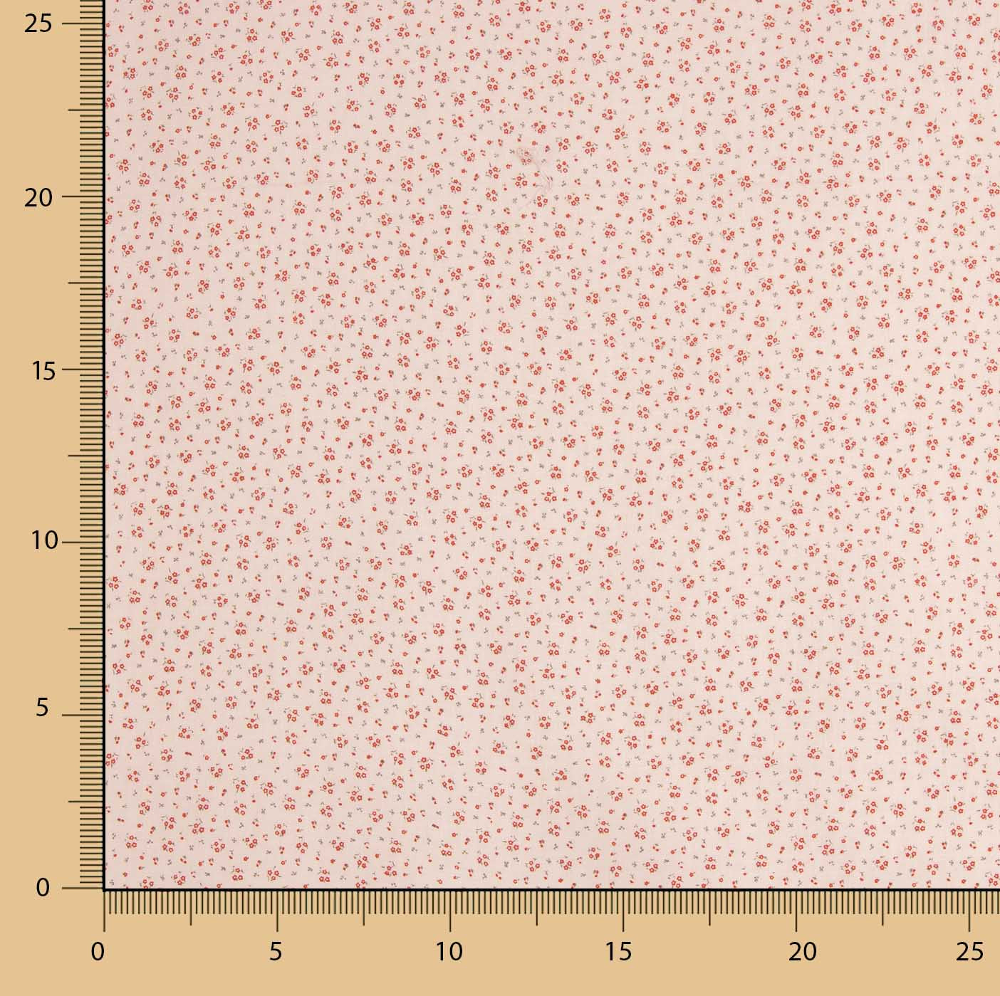 Dusty Pink Micro Floral Cotton Poplin - Ribes y Casals