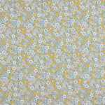 Mustard Vintage Floral Cotton Poplin - Ribes y Casals