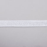 White Herringbone Ribbon Glitter - Ribes y Casals