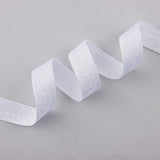 White Herringbone Ribbon Glitter - Ribes y Casals