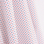 Red and Blue Floral Cotton Shirt - Ribes y Casals