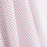 Red and Blue Floral Cotton Shirt - Ribes y Casals
