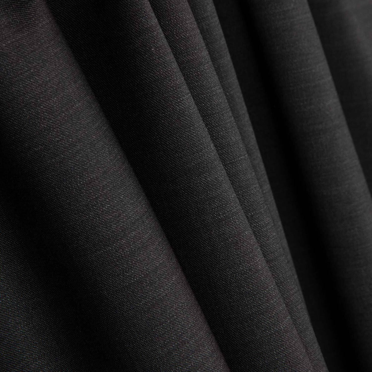 Plain Charcoal Grey Tropical Wool - Ribes y Casals