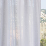 White Plumeti Sheer Curtain - Ribes y Casals