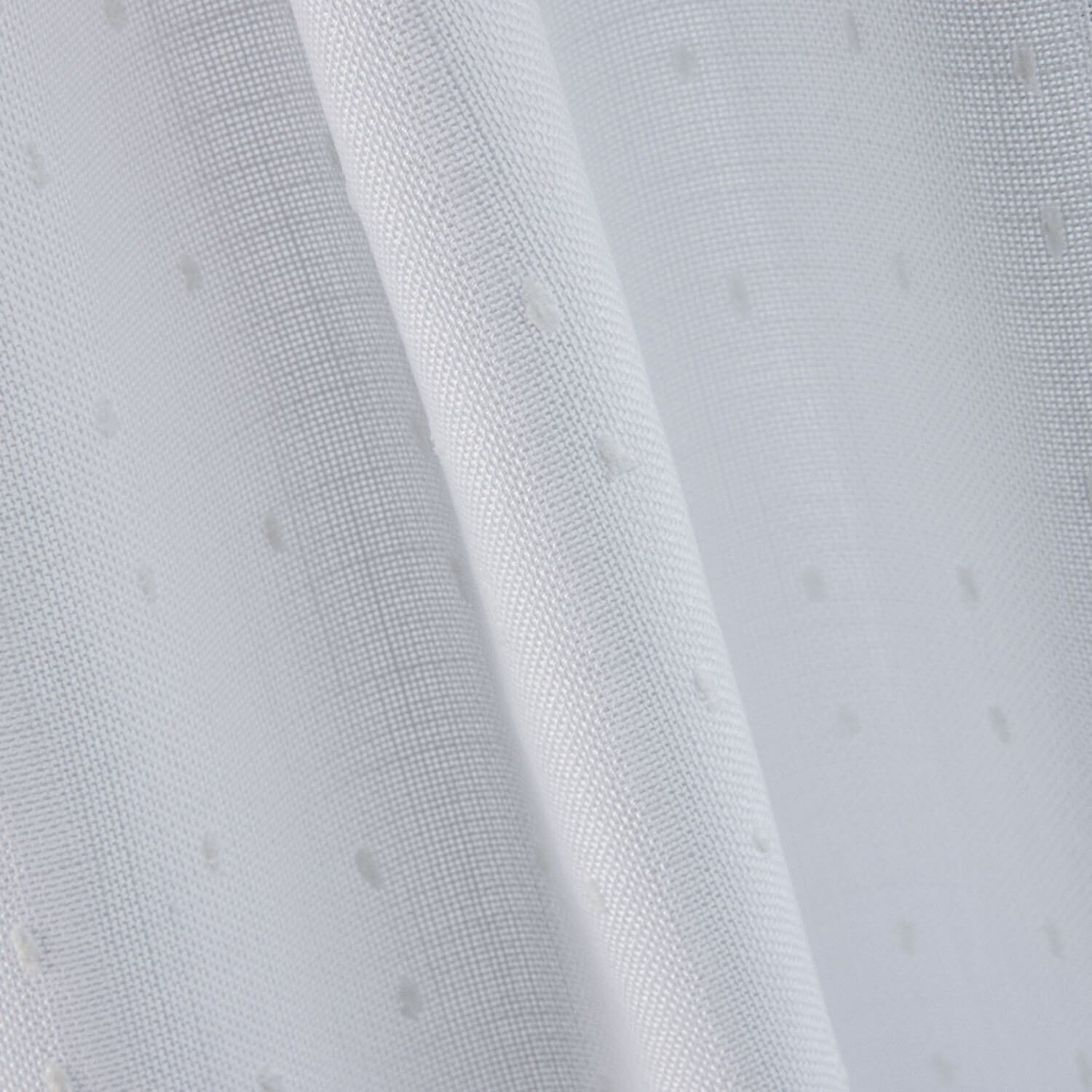 White Plumeti Sheer Curtain - Ribes y Casals