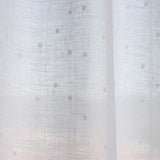 Natural White Plumeti Sheer Curtain - Ribes y Casals