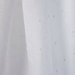Natural White Plumeti Sheer Curtain - Ribes y Casals