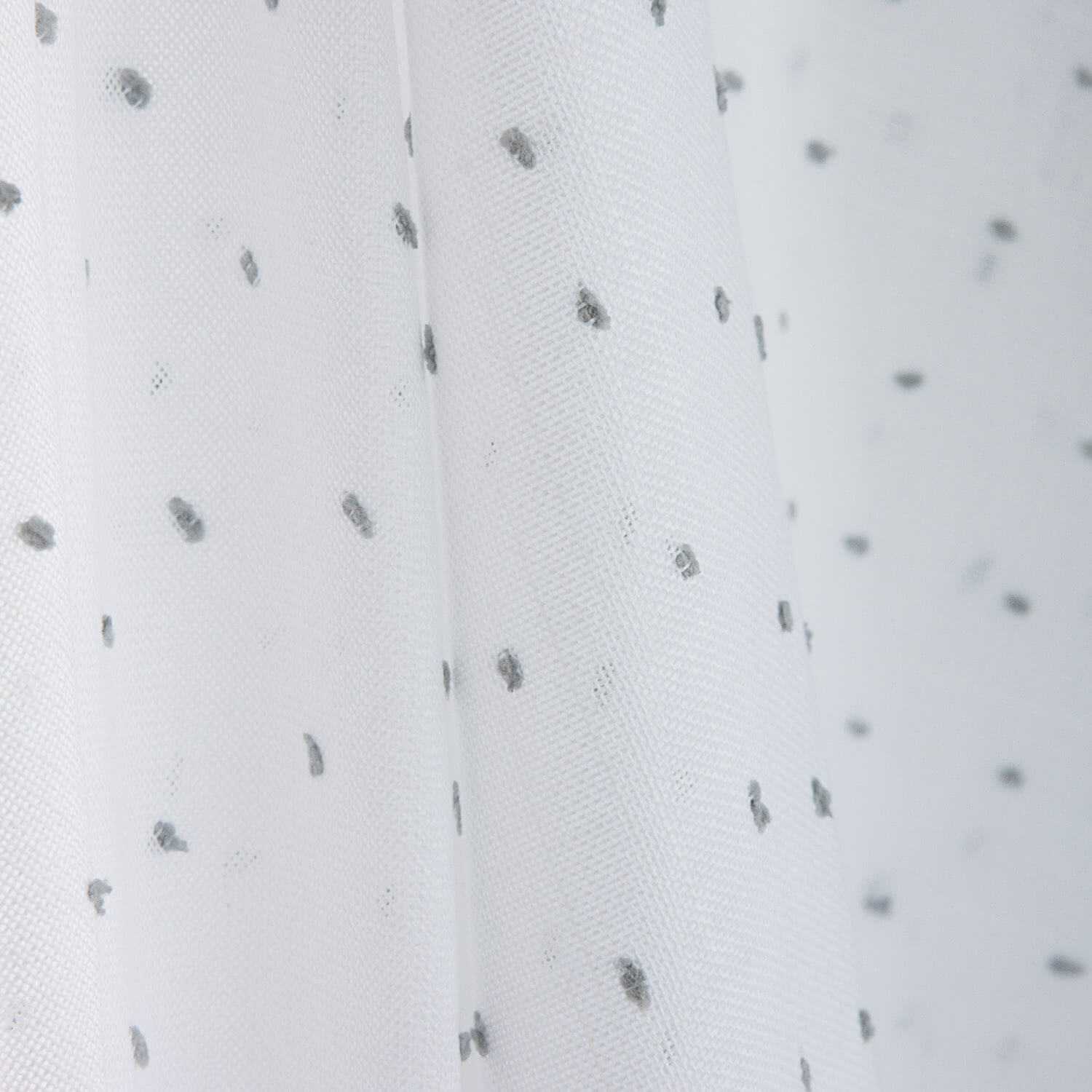 Grey Plumetis Sheer - Ribes y Casals