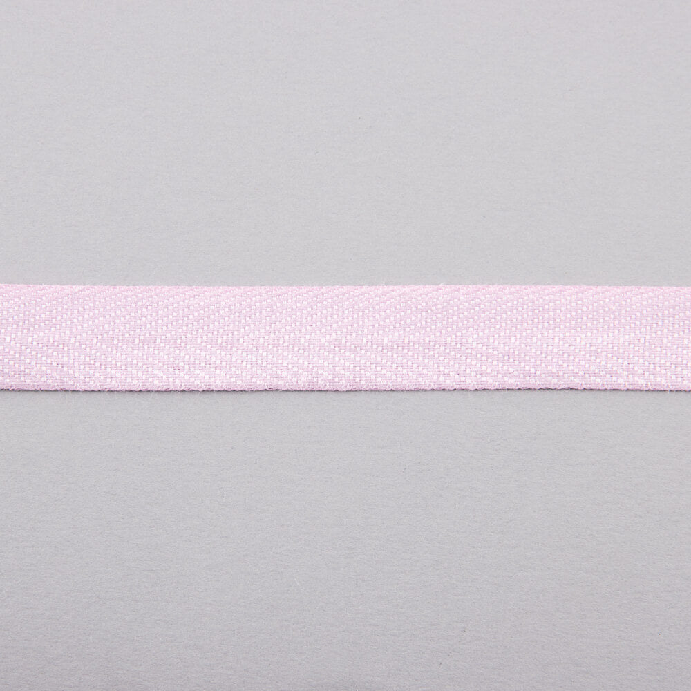 Pink Cotton Herringbone Ribbon - Ribes y Casals