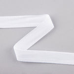 White Cotton Herringbone Ribbon - Ribes y Casals