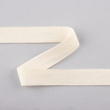 Ecru Cotton Herringbone Ribbon - Ribes y Casals