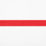 Red Cotton Herringbone Ribbon - Ribes y Casals