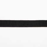 Black Cotton Herringbone Ribbon - Ribes y Casals