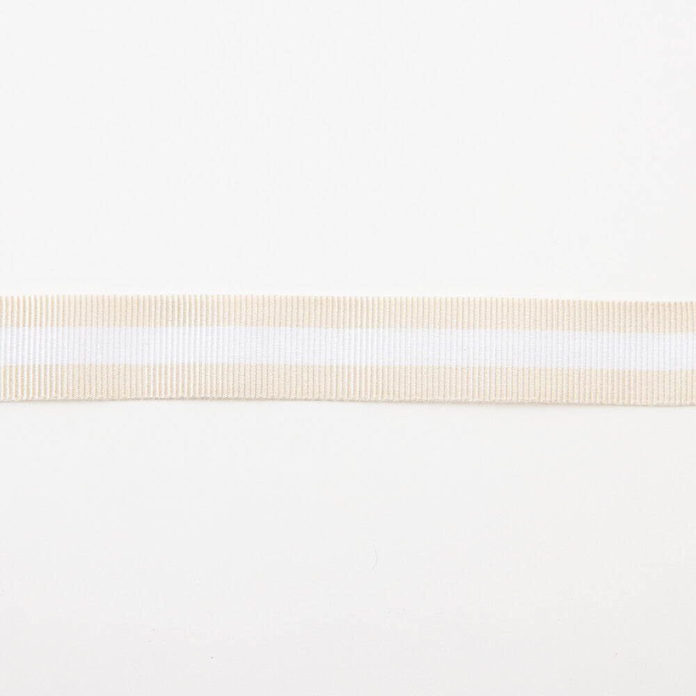 Beige Striped Ribbon - Ribes y Casals