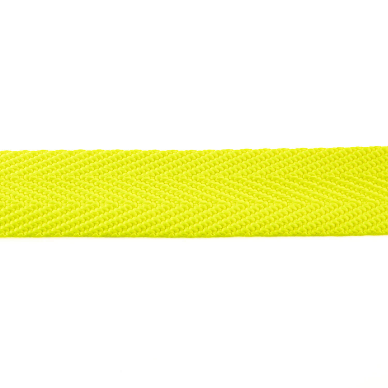 30 mm Fluorescent Yellow Polyester Herringbone Tape - Ribes y Casals