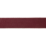 30 mm Maroon Cotton Herringbone Ribbon - Ribes y Casals