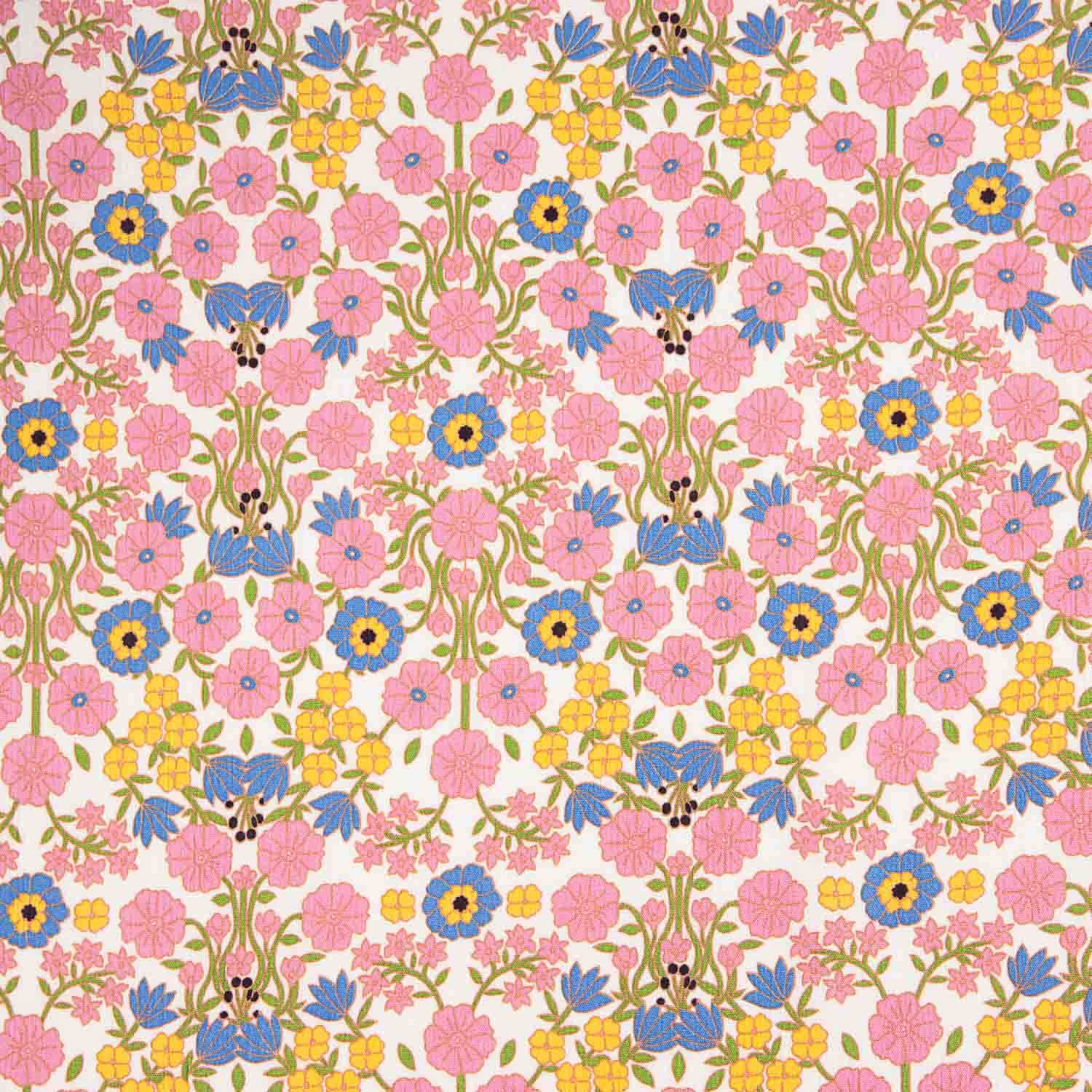 Viscose Bambula Vintage Garden Print - Ribes y Casals