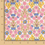 Viscose Bambula Vintage Garden Print - Ribes y Casals