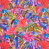 Fuchsia Jungle Print Viscose - Ribes y Casals