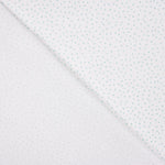 Turquoise and White Polka Dot Printed Calico - Ribes y Casals