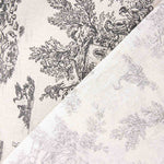 Resin-Coated Toile de Jouy Cotton – Black y White - Ribes y Casals