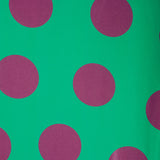 Satin Spandex Polka Dot Maxi Bougainvillea - Ribes y Casals