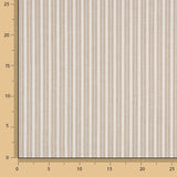 Linen Cotton Stripes Beige - Ribes y Casals