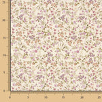Wild Garden Mauve Floral Cotton Batiste - Ribes y Casals