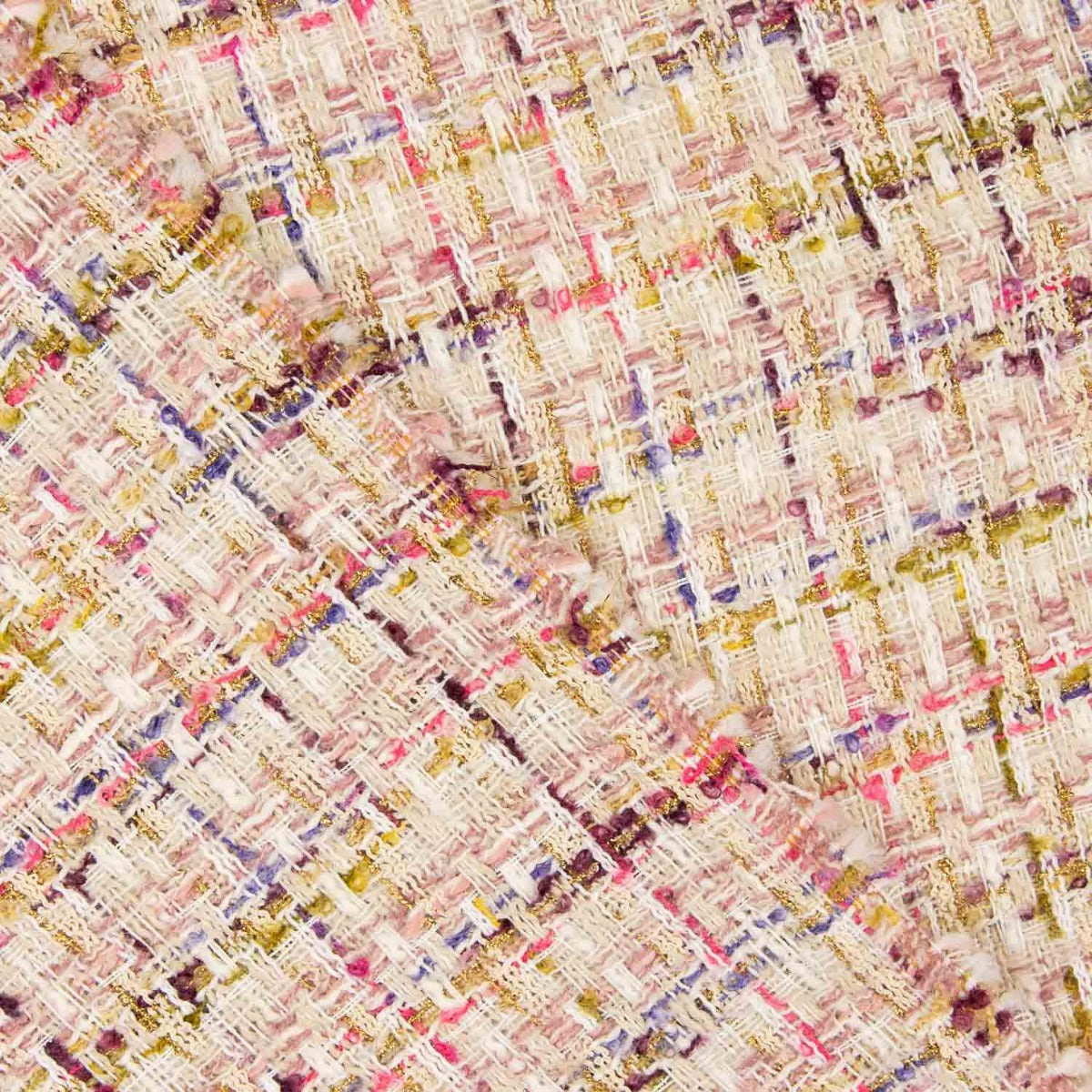 Pink Lurex Tweed - Ribes y Casals