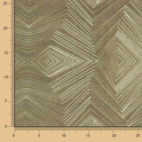 Linen and Jute Geometric Print Earth - Ribes y Casals