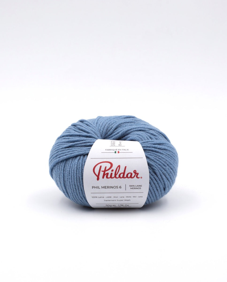 Wool Phil Merinos Denim Blue - Ribes y Casals