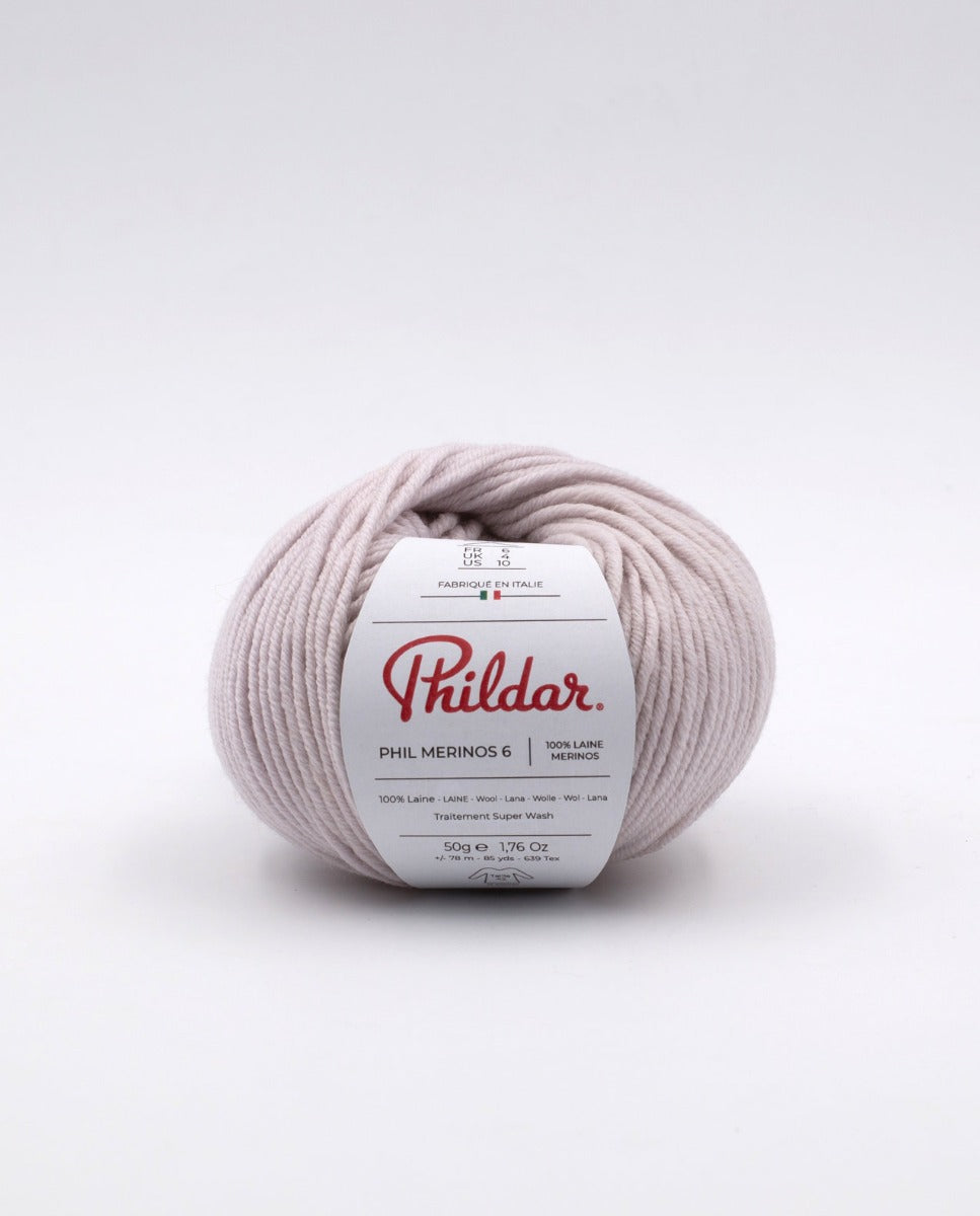 Wool Phil Merinos Beige Pink - Ribes y Casals