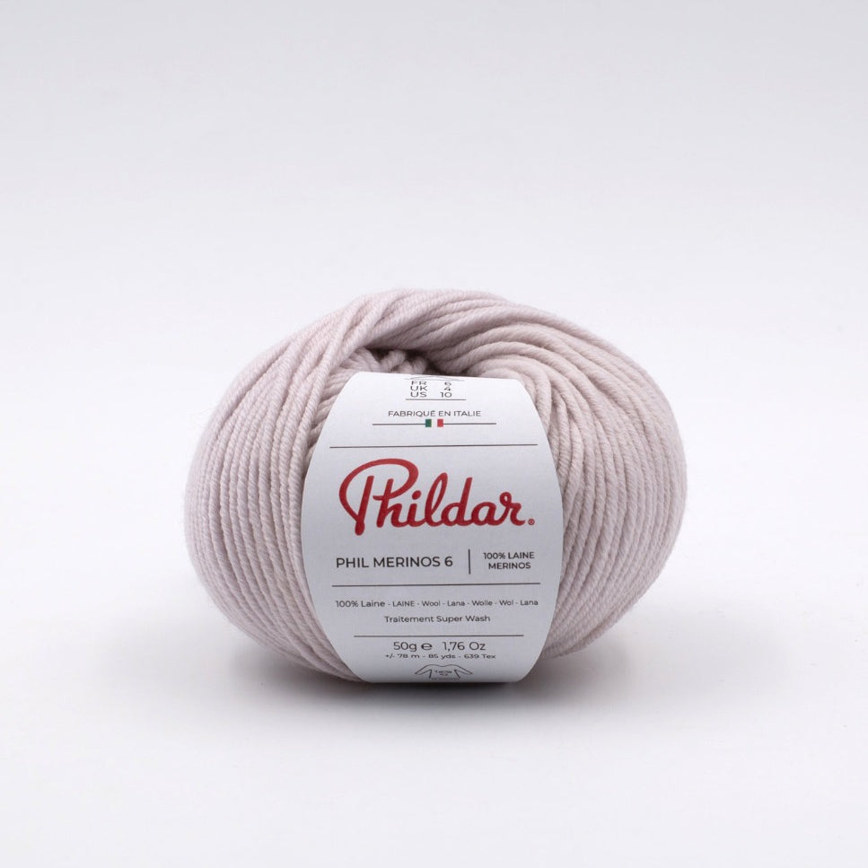 Wool Phil Merinos Beige Pink - Ribes y Casals