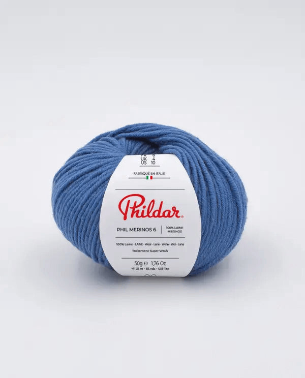 Phildar Merinos Wool Navy Blue - Ribes y Casals
