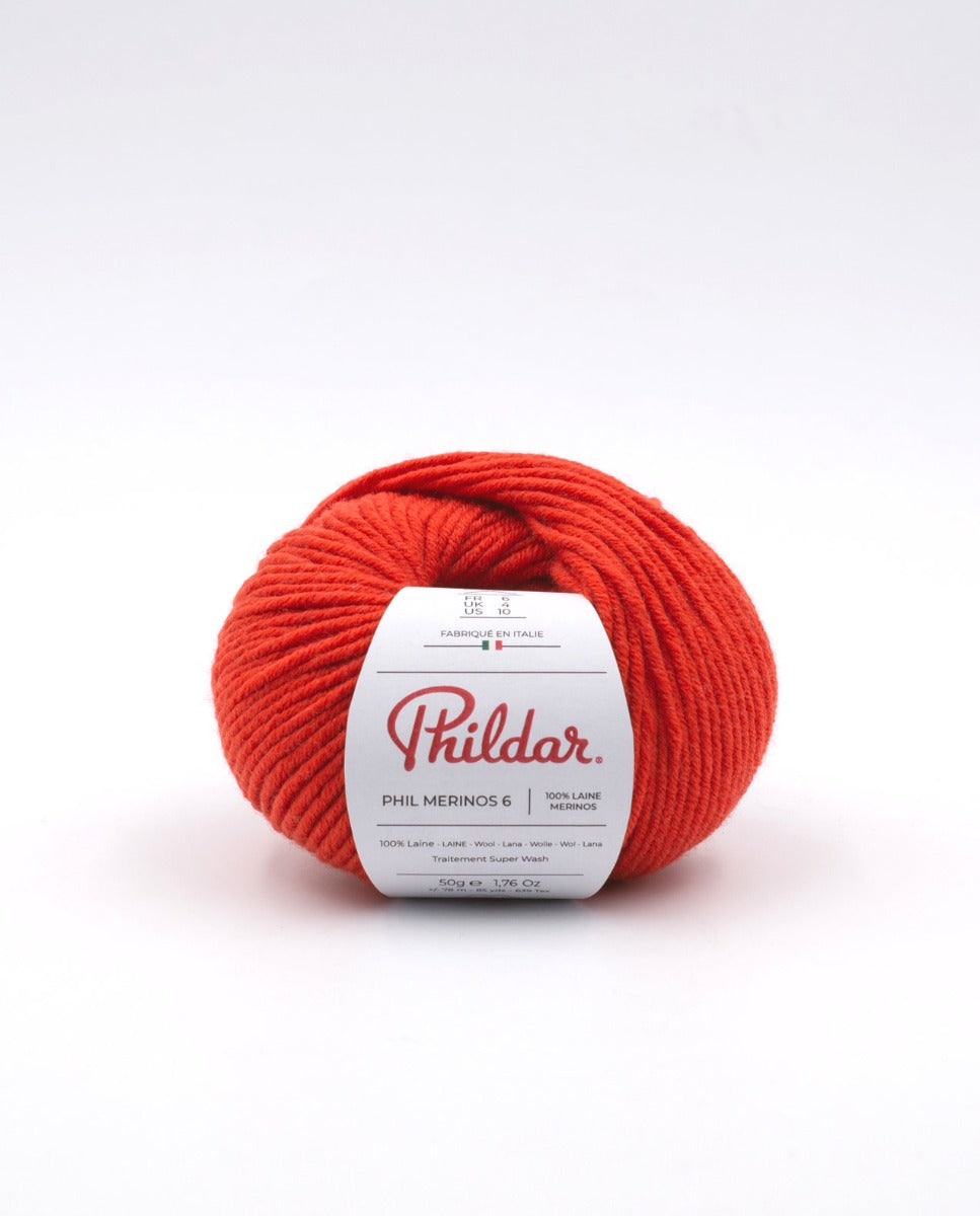 Wool Phil Merinos Red - Ribes y Casals