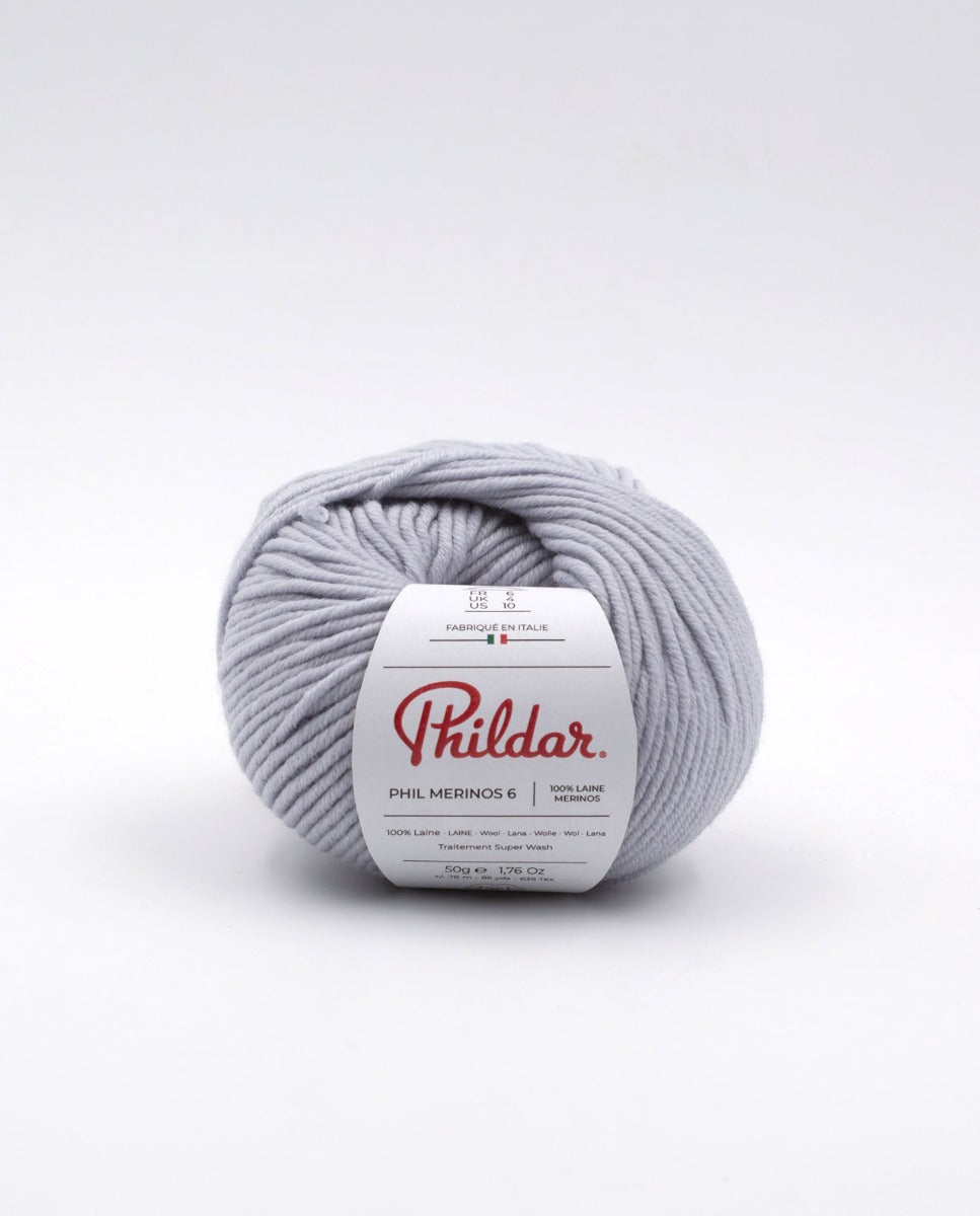 Wool Phil Merinos Pearl Gray - Ribes y Casals