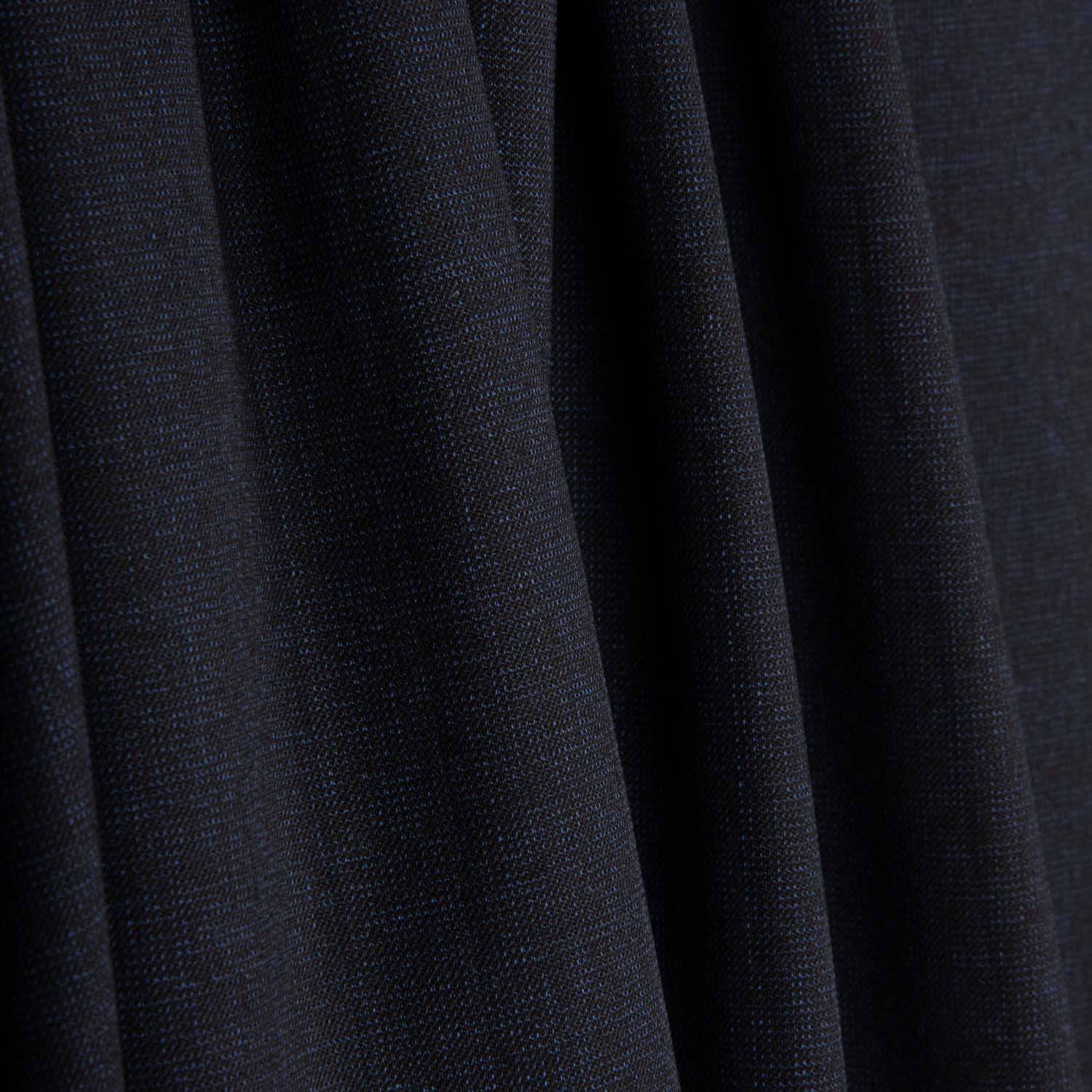 Navy blue and black mottled wool Elegance - Ribes y Casals