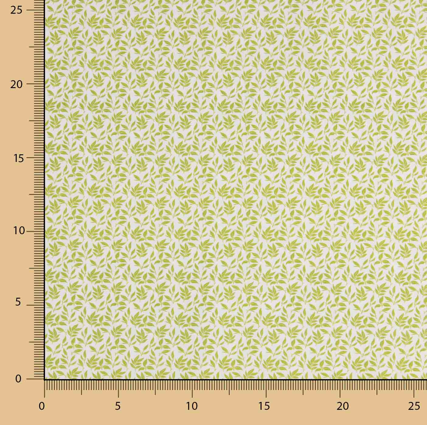Pistachio Bouquet Printed Calico - Ribes y Casals