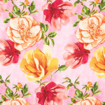 Pink Tropical Garden Viscose - Ribes y Casals
