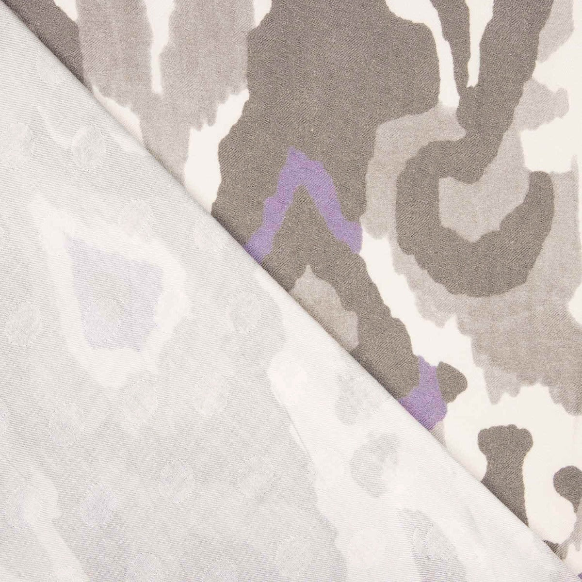 Retal Viscosa Ikat Lavanda Jacquard 100x145 cms - Ribes y Casals