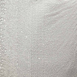 White Tulle Bridal Beading with Mini Flowers and Gradient Effect – Elegance - Ribes y Casals