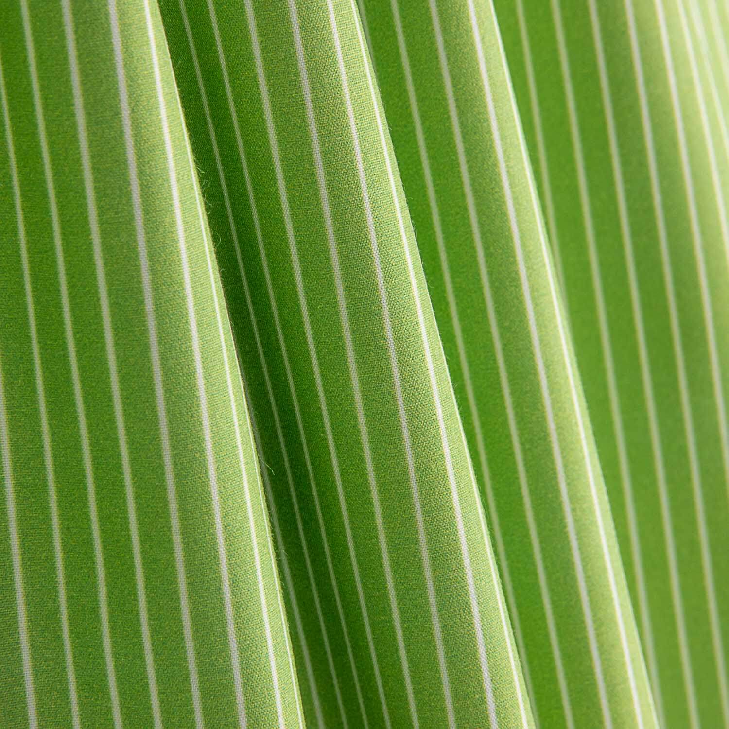 Pistachio Striped Printed Calico - Ribes y Casals