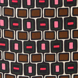 Retro Geometric Viscose Satin - Ribes y Casals