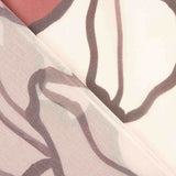Terracotta Magnolia Printed Bambula Gauze - Ribes y Casals